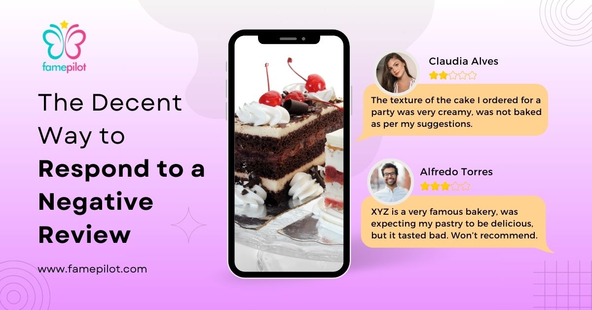 The decent way to respond to a negative review
